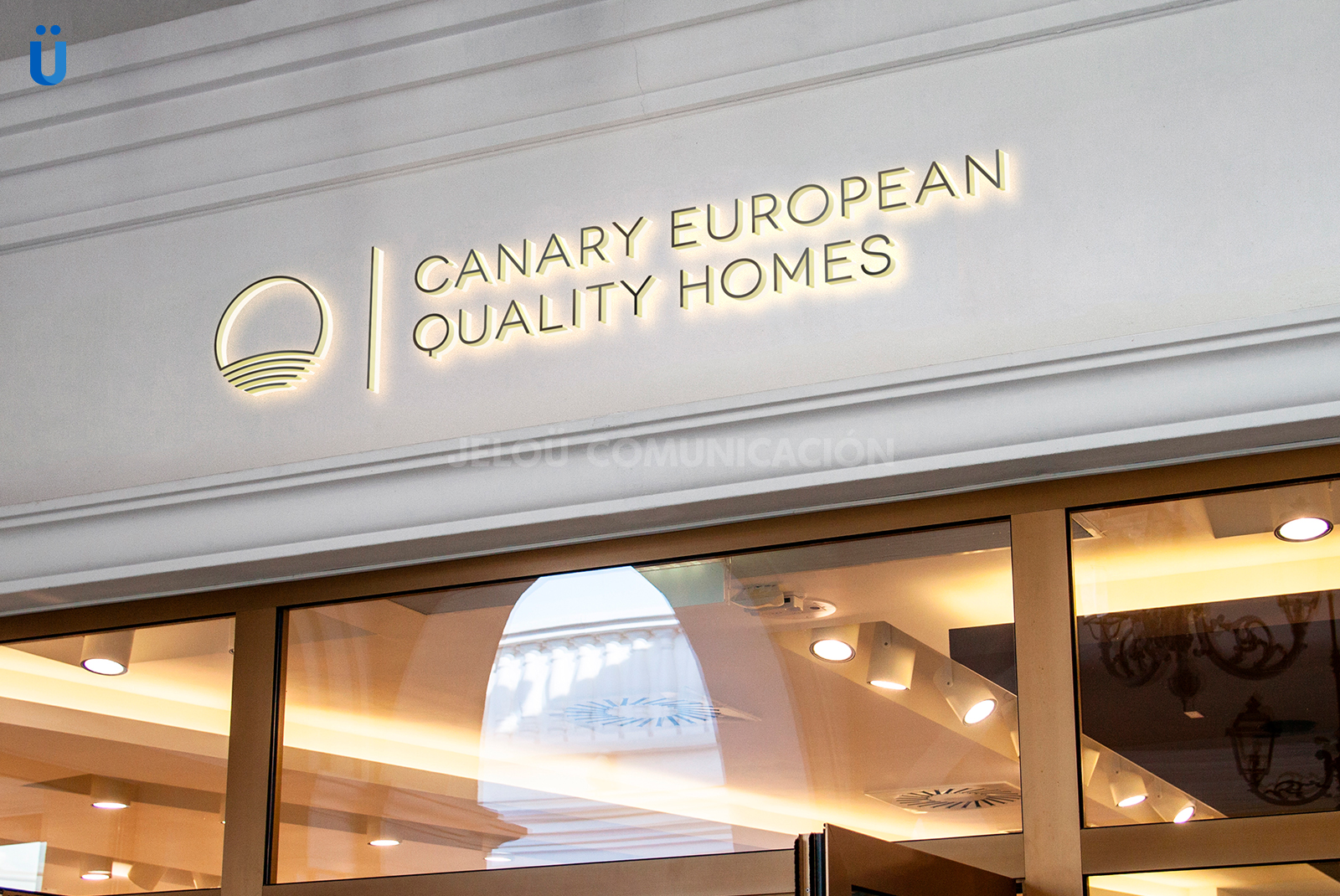 Jeloü Comunicación Canary European Quality Homes diseño logotipo